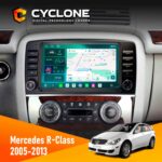 Штатна магнітола Mercedes-Benz R-Class (W251) 2005-2013 Cyclone C9-013 4x64 DSP 4G