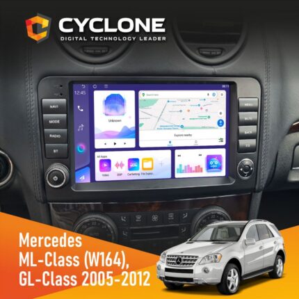Штатна магнітола Mercedes-Benz ML-Class (W164) 2005-2011 Cyclone C9-011 4x64, DSP