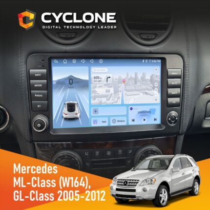 Штатна магнітола Mercedes-Benz ML-Class (W164) 2005-2011 Cyclone C9-012 4x64 DSP 4G