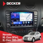 Штатна магнітола Mercedes-Benz ML-Class (W164) 2005-2011 Decker D9-006 4x64, 4G