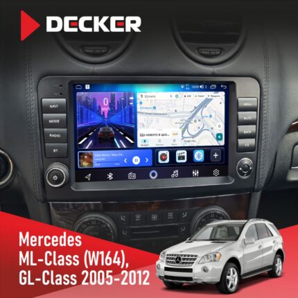 Штатна магнітола Mercedes-Benz ML-Class (W164) 2005-2011 Decker D9-006 4x64, 4G