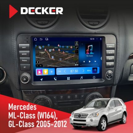 Штатна магнітола Mercedes-Benz ML-Class (W164) 2005-2011 Decker D9-008 8x128 DSP 4G