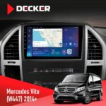 Штатна магнітола Mercedes-Benz Vito (W447) 2014  Decker D10-007 4x64, DSP, 360, 4G