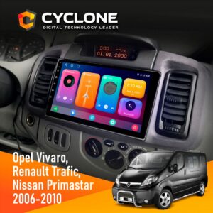 Штатна магнітола Opel Vivaro 2001-2010 Cyclone C10-001 2x64 CPL
