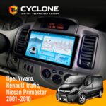 Штатна магнітола Renault Trafic 2001-2010 Cyclone C9-012 4x64 DSP 4G