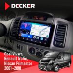 Штатна магнітола Renault Trafic 2001-2010 Decker D9-006 4x64, 4G