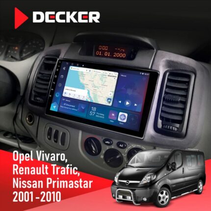 Штатна магнітола Renault Trafic 2001-2010 Decker D9-007 4x64 DSP 360 4G