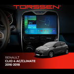 Штатна магнітола Torssen Renault Clio 4 AC/Climate 16-18 F9332 4G Carplay DSP