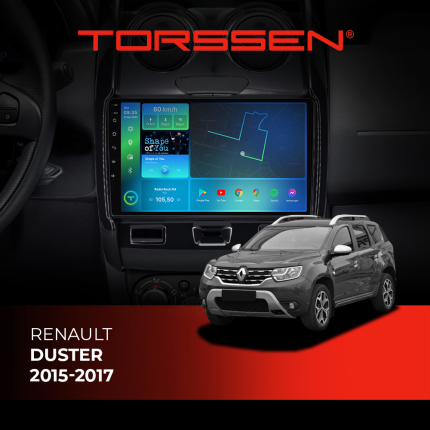 Штатна магнітола Torssen Renault Duster 15-17 4G Carplay DSP