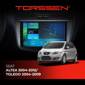 Штатна магнітола Torssen Seat Altea/Toledo 04-15 F9432 4G Carplay DSP