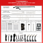 Підсвітка салону Torssen Audi A5 2017-2022-26 Leds