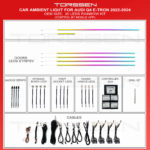 Підсвітка салону Torssen Audi Q4 E-tron 2022-2024-20 Leds