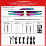 Підсвітка салону Torssen Audi Q5 2010-2017(Dynamic)-18 Leds