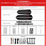 Підсвітка салону Torssen VW Passat B7 2012-2016(Galaxy)-18 Leds