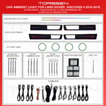 Підсвітка салону Torssen Land Rover Discovery 4 2010-2016 (Streamer)-26 Leds
