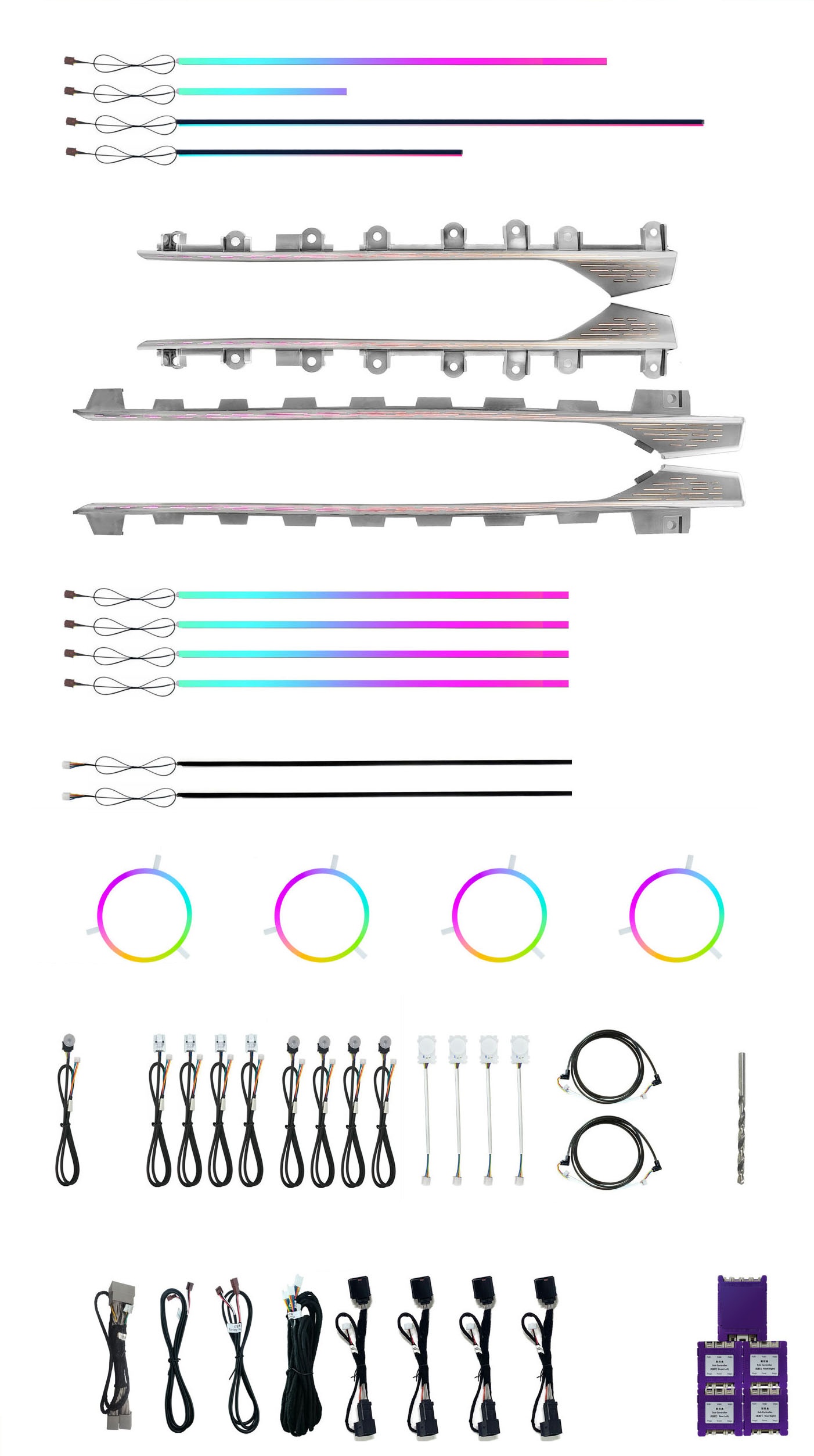 Підсвітка салону Torssen Cadillac CT6 2023 - 33 Leds Підсвітка салону Torssen Cadillac CT6 2023