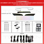 Підсвітка салону Torssen Toyota Corolla Cross Frontlander 2022 (Gaxaly) - 21 Leds
