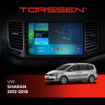 Штатна магнітола Torssen VW Sharan 12-18 F9332 4G Carplay DSP