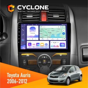 Штатна магнітола Toyota Auris 2006-2012 Cyclone C10-011 4x64, DSP