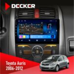 Штатна магнітола Toyota Auris 2006-2012 Decker D10-008 8x128 DSP 4G