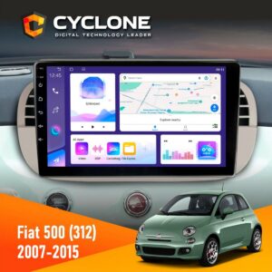 Штатна магнітола Fiat 500 Cyclone C9 011 4x64, DSP