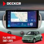 Штатна магнітола Fiat 500 (312) 2007-2015 Decker D9-007 4x64 DSP 360 4G