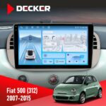 Штатна магнітола Fiat 500 (312) 2007-2015 Decker D9-010 6x128 DSP 4G 2K