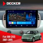 Штатна магнітола Fiat 500 (312) 2007-2015 Decker D9-008 8x128 DSP 4G