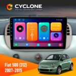 Штатна магнітола Fiat 500 (312) 2007-2015 Cyclone C9-001 2x64 CPL