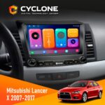 Штатна магнітола Cyclone C9 001 Mitsubishi Lancer X 2007-2017