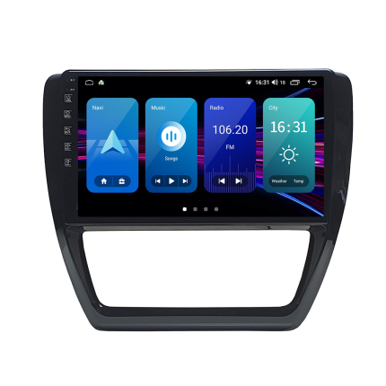 Штатна магнітола Torssen VW Jetta 12-16 – вигляд збоку