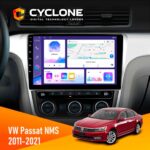 Штатна магнітола Volkswagen Passat NMS 2011-2021 Black Cyclone C10-011 4x64 DSP