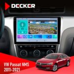 Штатна магнітола Volkswagen Passat NMS 2011-2021 Black Decker D10-009 4x64 DSP 4G 2k