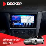 Штатна магнітола Volkswagen Golf 1998-2005 Decker D9-006 4x64, 4G