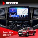 Штатна магнітола Toyota Hilux 2011-2015 Decker D9-006 4x64, 4G