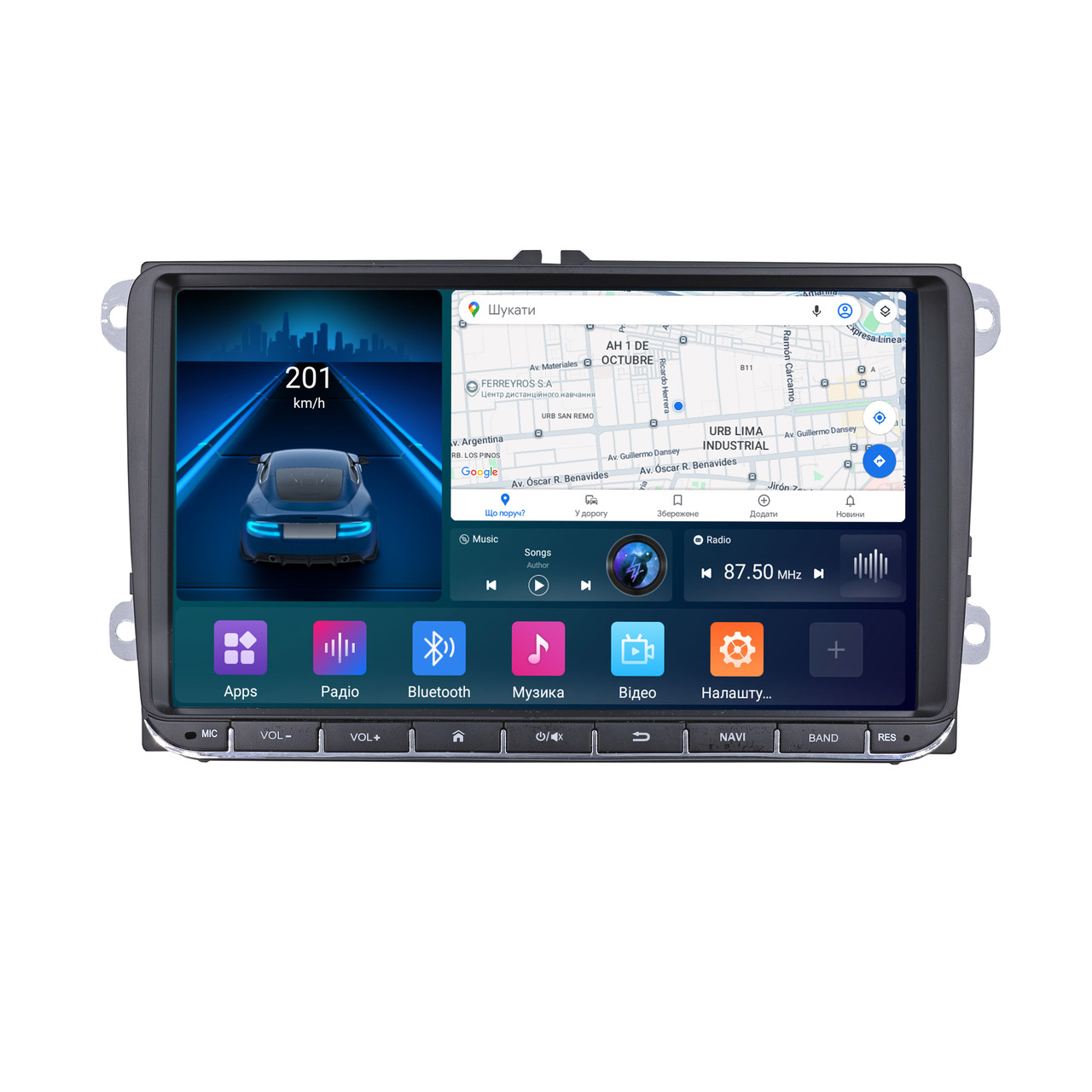 Автомагнитола QIV Q1+ VW 9 дюймов 2/64 (9 дюймов 8581 2/64 4G, CarPlay/Android Auto) Автомагнитола QIV Q1+ VW 9 дюймов 2/64 (9 дюймов 8581 2/64 4G, CarPlay/Android Auto) - Зображення 1