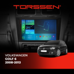 Штатна магнітола Torssen 2K Volkswagen Golf 6 2008-2013 F9464 4G Carplay DSP