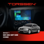 Штатна магнітола Torssen 2K BMW 1 E81/E82/E87/E88 cond FL9 4+64Gb 4G Carplay DSP