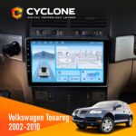 Штатна магнітола Volkswagen Touareg 2002-2010 Cyclone C9-012 4x64, DSP, 4G
