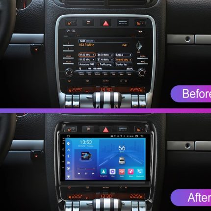 Штатна магнітола FORS.auto FS 1 LITE для Porsche Cayenne (2002-2010) - вигляд збоку