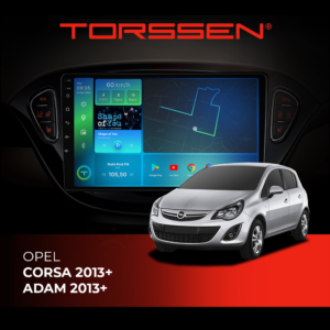 Штатна магнітола Torssen Opel Corsa/Adam 13+ з Carplay