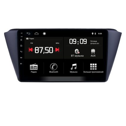 Штатна магнітола для авто Skoda Fabia 2 Torssen F9432 4G Carplay DSP – вигляд збоку