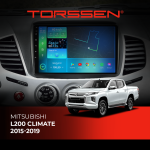 Штатна магнітола Torssen для Mitsubishi L200 2015-2019