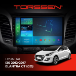 Штатна магнітола Hyundai I30 Torssen з Carplay та DSP