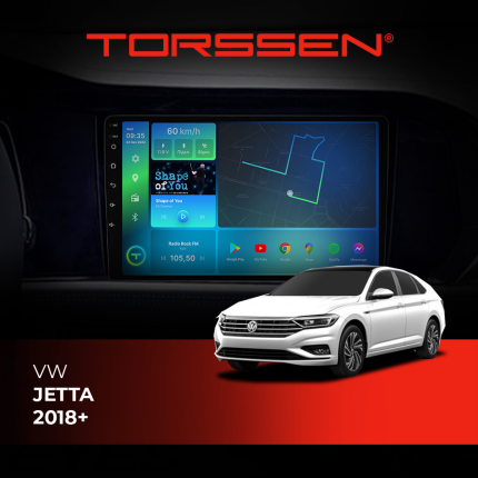 Штатна магнітола Torssen VW Jetta 2018+ для вашого автомобіля