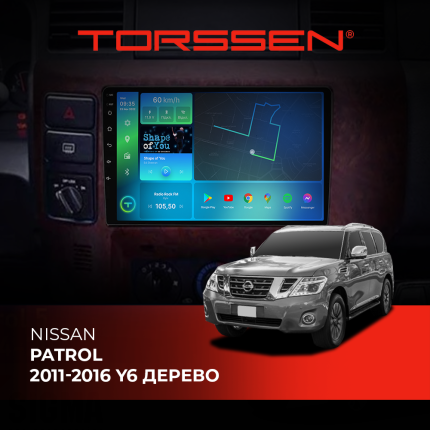 Штатна магнітола Torssen для Nissan Patrol 11-16 Y6