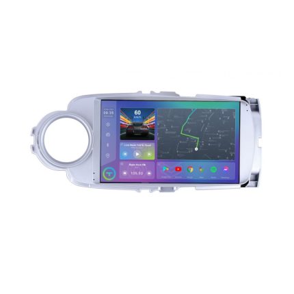 Штатна магнітола Toyota Yaris P130 (2011-2013) Torssen F9332 4G Carplay DSP в інтер'єрі авто
