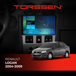 Штатна магнітола Torssen Renault Logan 2004-2009 з Carplay