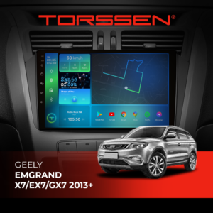 Штатна магнітола Torssen Geely Emgrand X7/EX7/GX7 2013+ F96128 4G Carplay DSP