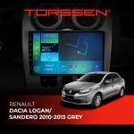 Штатна магнітола Torssen Renault Dacia Logan з Carplay та 4G